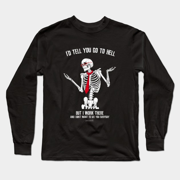 No Offense Long Sleeve T-Shirt by Tommy Devoid